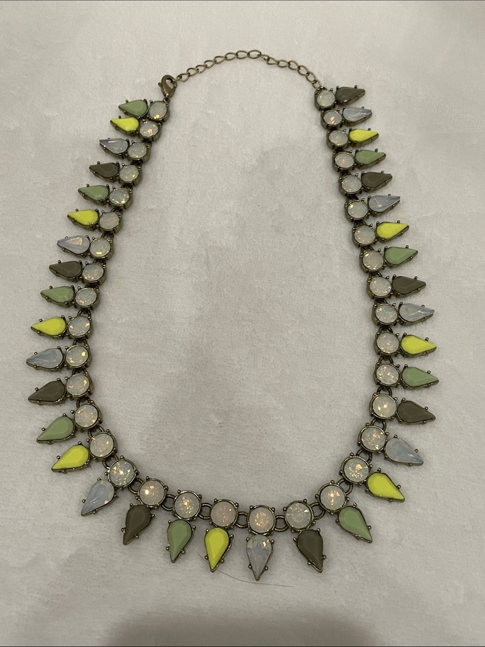 J Crew Pastel Teardrop Statement Necklace - Multicolor Women Jewelry
